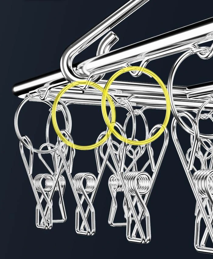 Sušiak na ponožky a spodnú bielizeň 40 kolíčkov nerez