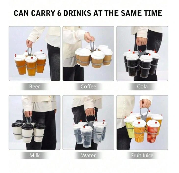 Skladací nosič na 6 téglikov