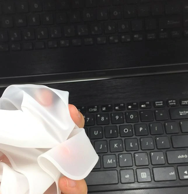 Silikónový ochranný kryt na klávesnici notebooku 368 x 132 mm