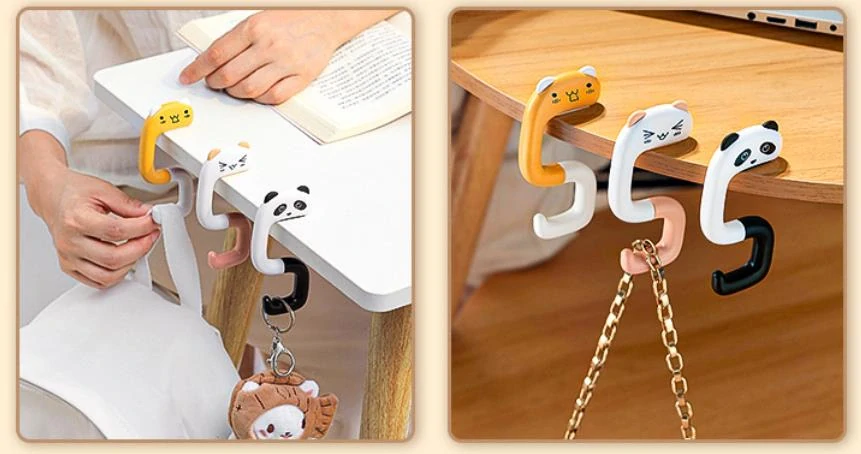 Háčik v tvare mačky varianta čierno biela