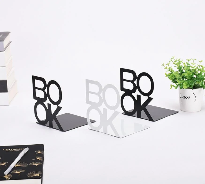 Zarážky na knihy čierne BOOK 1 pár