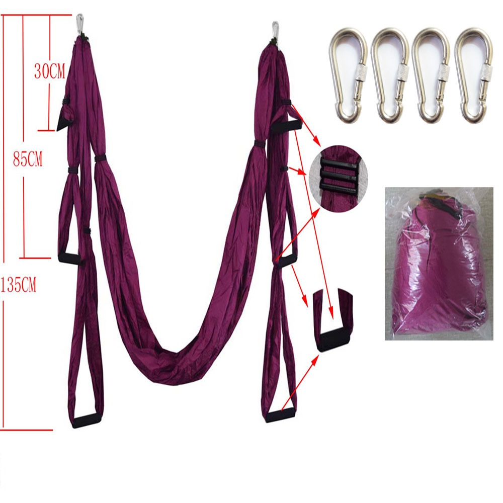 Aerial jóga záves na yogu - modrá