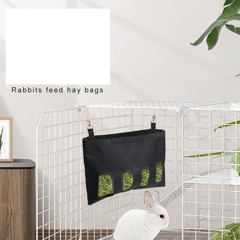 Kŕmne vrece na seno pre hlodavce – 46 × 30 cm (4 otvory)