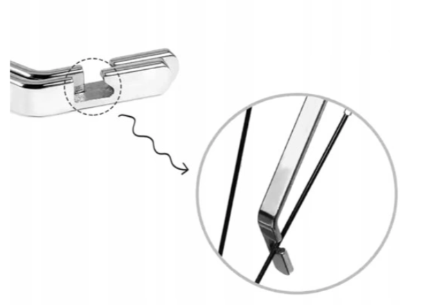 Súprava 4 oceľových lyžíc na odstraňovanie pneumatík bicyklov