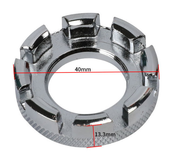 Kľúč na lúče na centrovanie kolies 6 veľkostí 10-15G