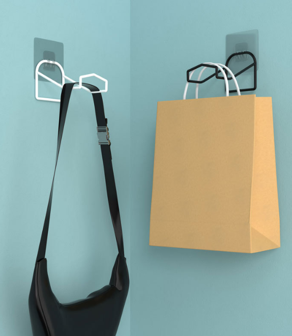 Nástenný držiak na ovládač / slúchadlá - 1 ks, čierny