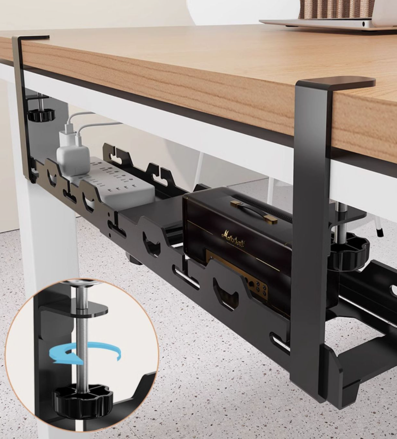 Organizér káblov pod stôl 40cm poschodový