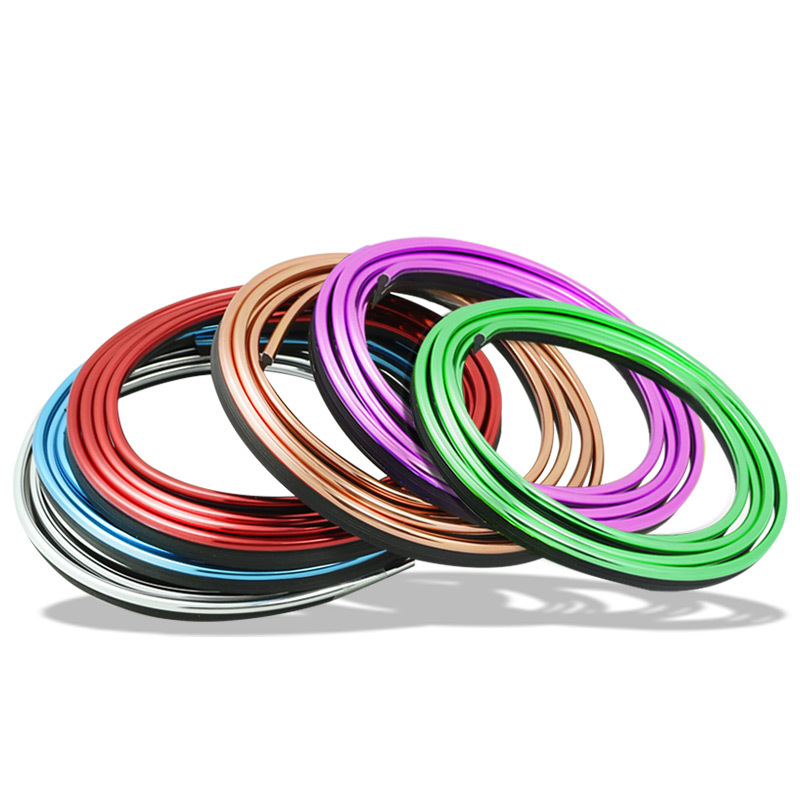 Dekoračná lišta do interiéru auta - červená 5m