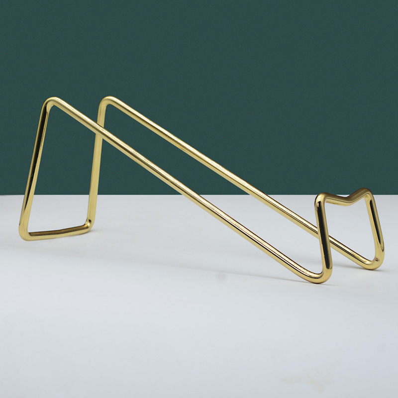 Kovový stojan na víno (1 ks, farba medená)