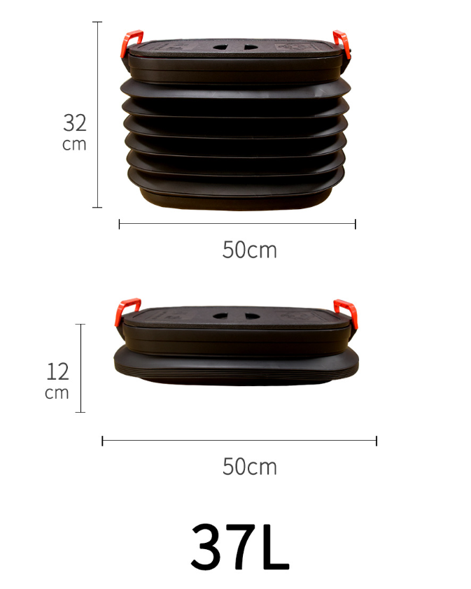 Skladací vedierko / box do auta - 37 L