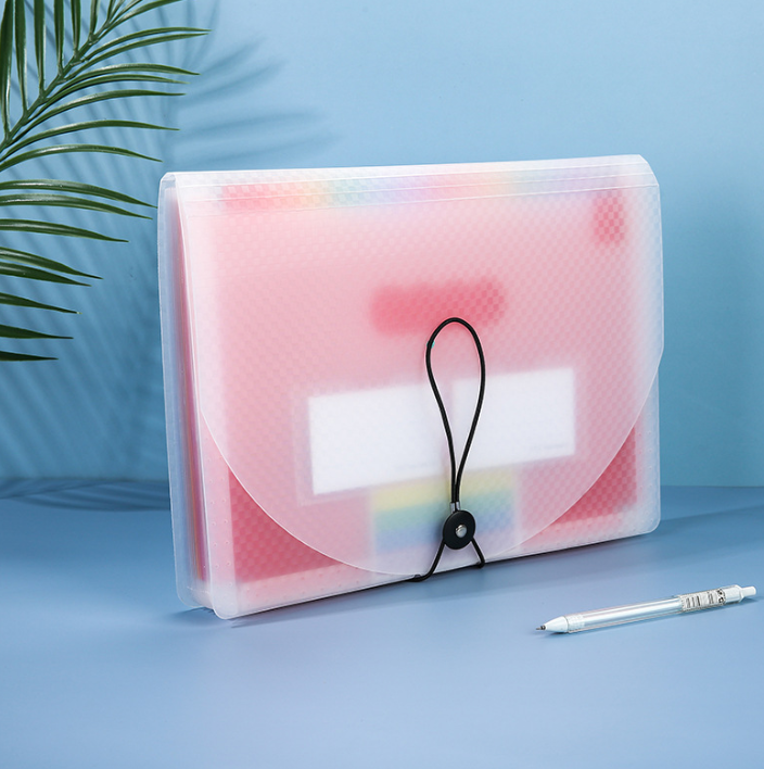 Rozkladací organizér na dokumenty A4 – priehľadný