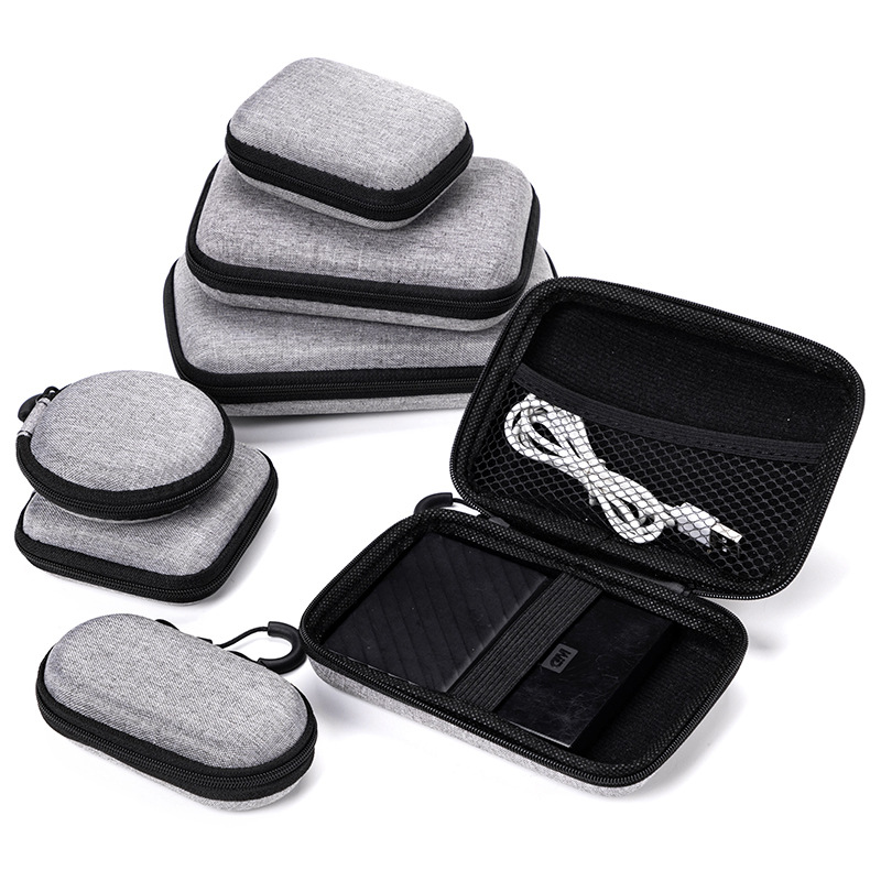 Puzdro na malé veci EVA šedé 115x80mm