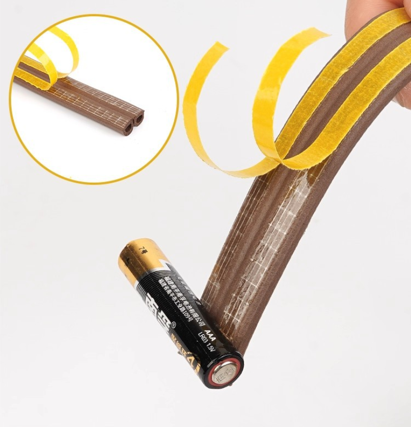 Samolepiace tesnenie do okien a dverí 9x7,5mm x 6m – biele