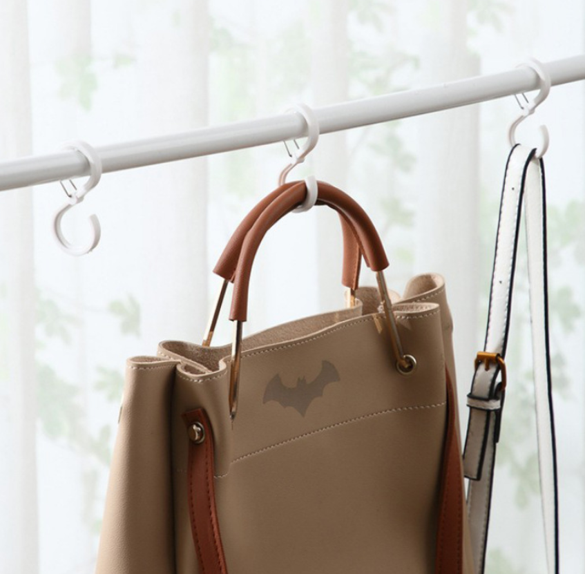 Univerzálna S háčiky s poistkou – súprava 8 ks