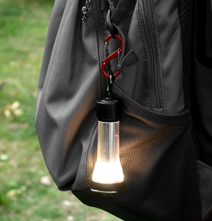 S-karabina hliníková 5 cm – červená (3 ks)