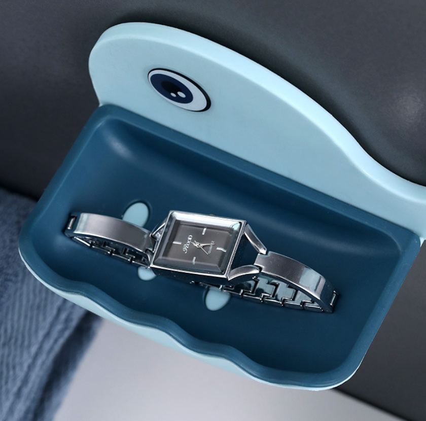 Držiak na mydlo bez vŕtania veľryba - sivý