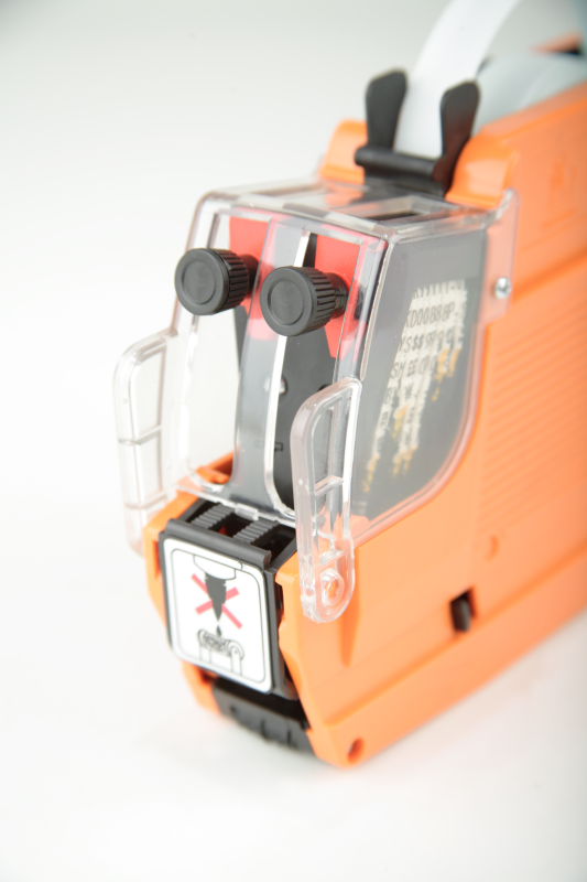 Etiketovacími kliešte dvojriadkové ČERVENÉ MX6600cz