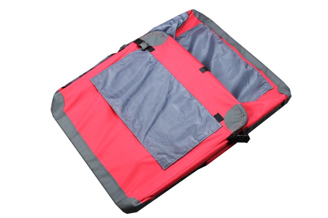 Klietka pre psa látková, prepravky, XL červená 3016 ELEMENTRIX