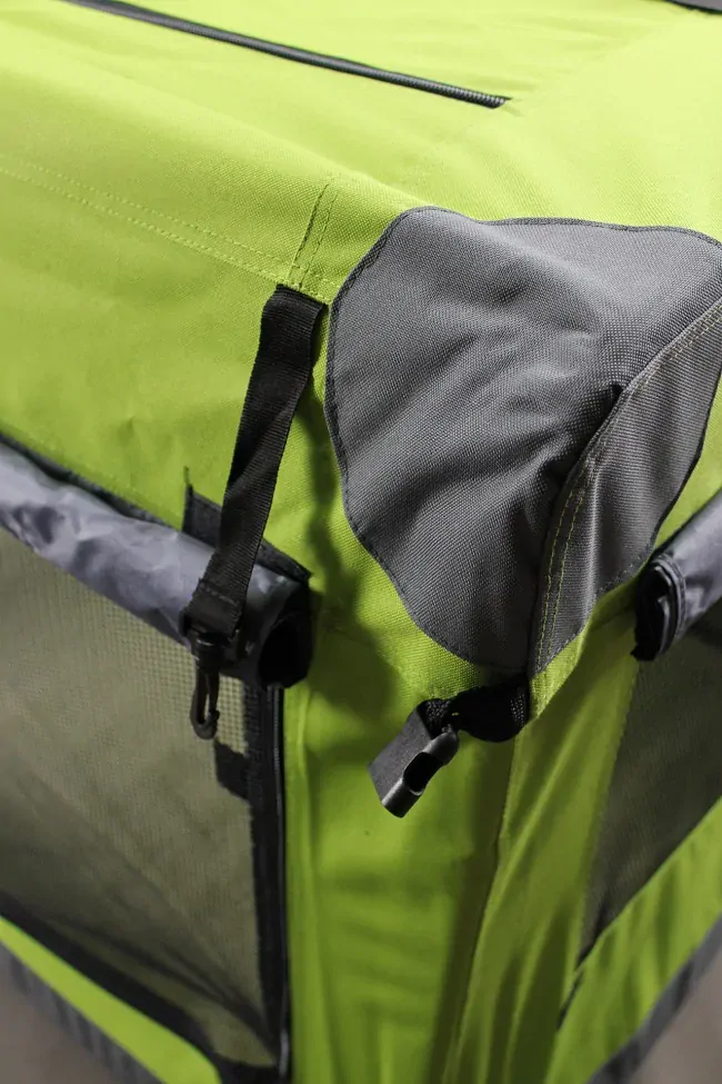 Klietka pre psa látková, prepravky, 4XL zelená 3016 ELEMENTRIX