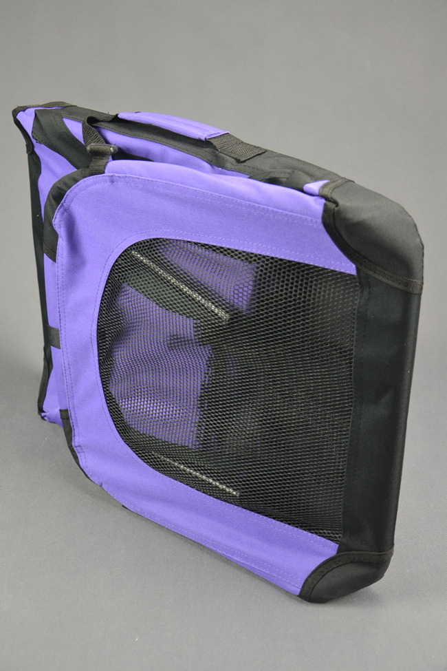 Klietka pre psa látková, prepravky, veľ. S fialová ELEMENTRIX
