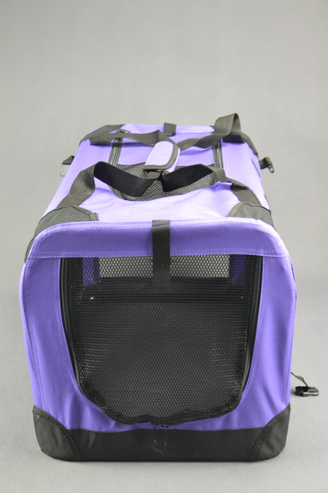 Klietka pre psa, prepravné klietka, látková prepravka, veľ. L fialová ELEMENTRIX