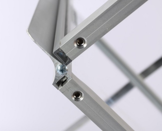 Skladací hliníkový stojan na prospekty ELEMENTRIX