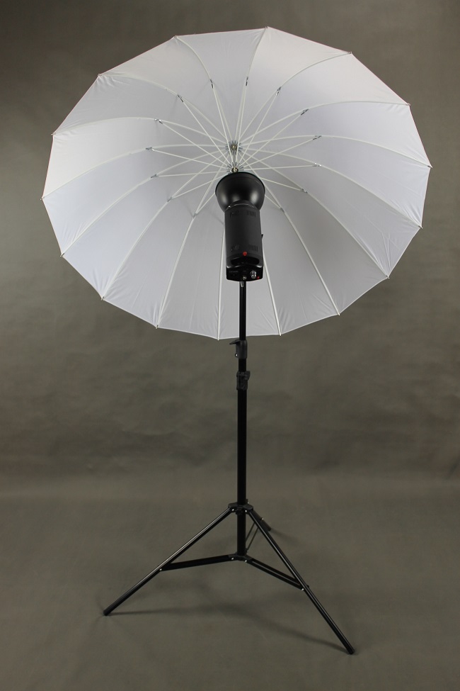 Studiový fotografický deštník 140cm BÍLÝ 16 ELEMENTRIX
