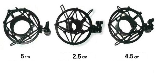 Elementrix držák pro mikrofón odpružený 45mm