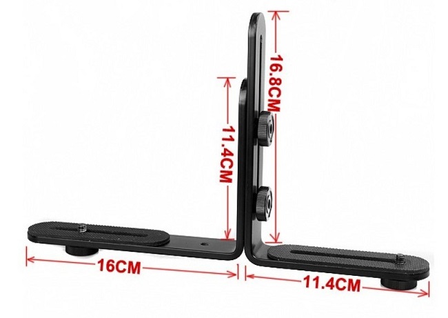 Dvojitý L držiak, úchyt