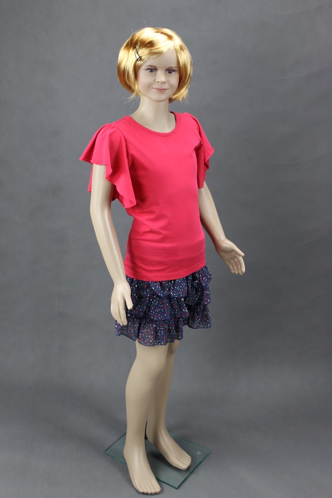 Detská figurína, manekýnka v telovej farbe 140cm