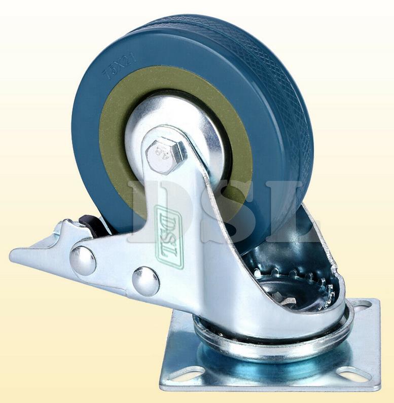 Transportní kolečko 75mm otočné s brzdou