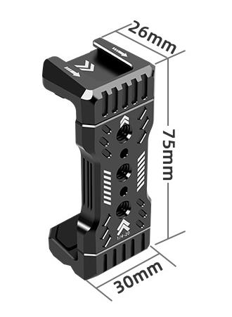 Elementrix držák mobilu aluminium sáňky pevný