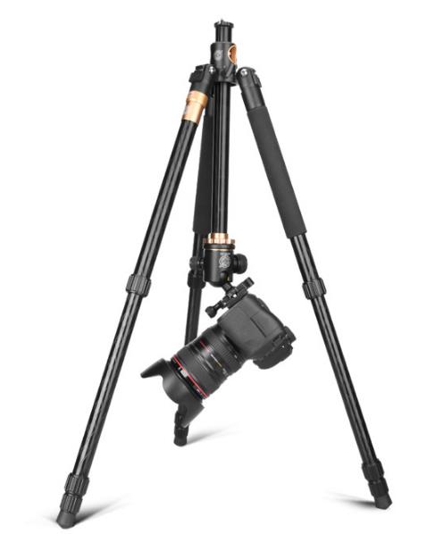 Hliníkový stativ tripod s hlavou s příčnou osou