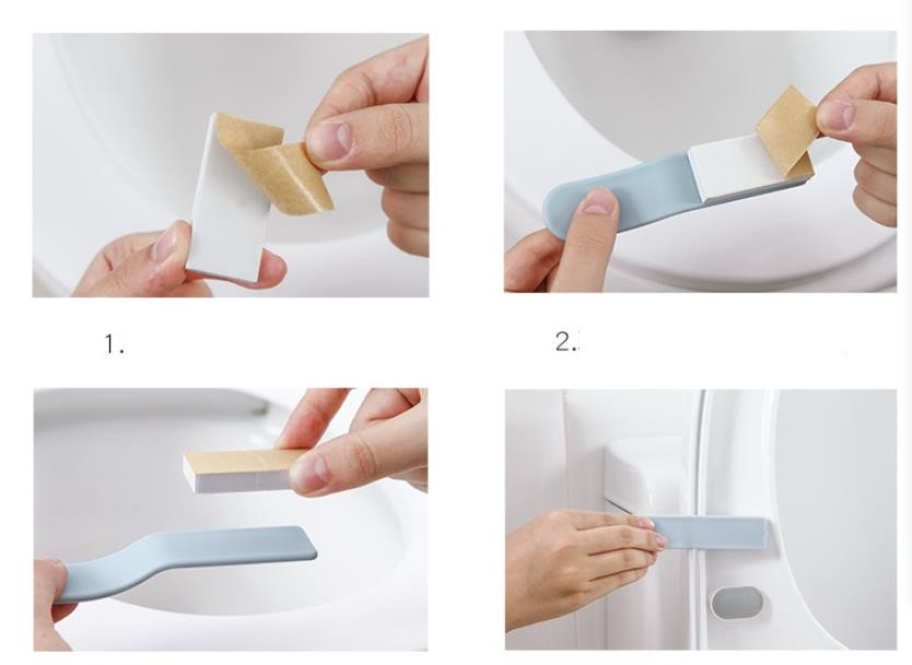 Zvedák záchodového prkénka plastový - zelený