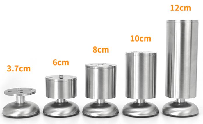 Nerezová nábytková nožka Ø 50 mm