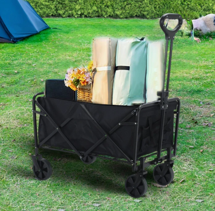 Skladací kempingový vozík, plážový vozík 80kg