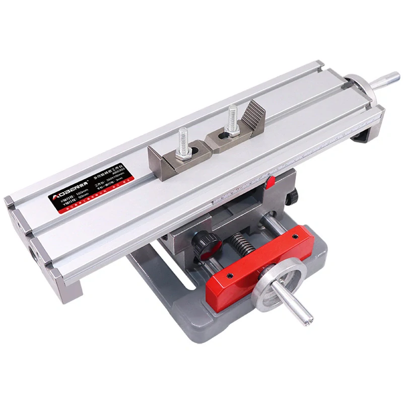 Krížový pracovný stôl 350X100mm červený hliník
