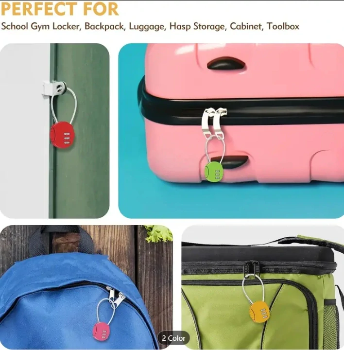 Lankový numerický zámok modry 40cm