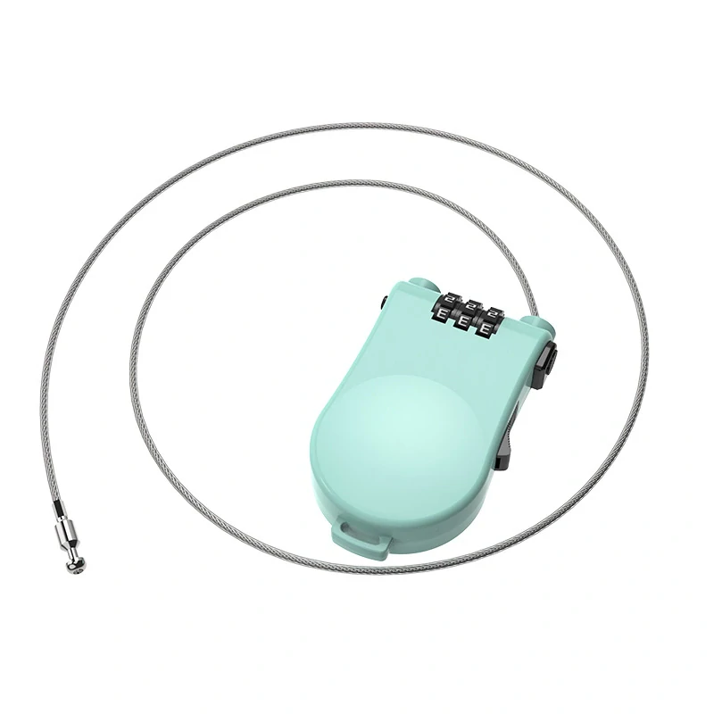 Navíjací numerický zámok ružovy 100cm