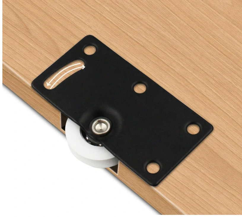 Pojazdové kolieska pre posuvné dvere, set čierne