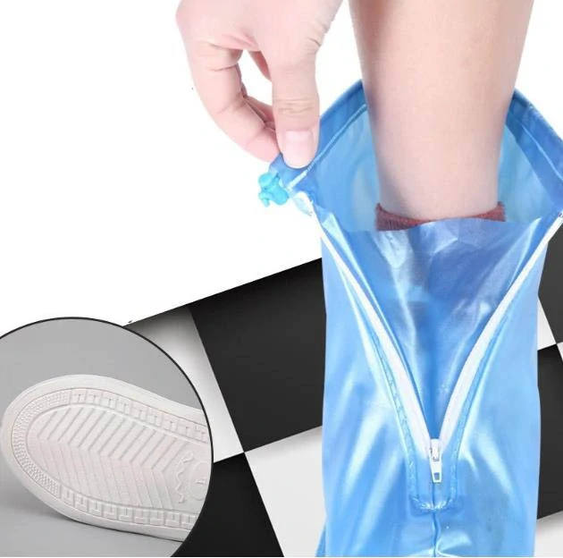 Štýlové nepremokavé návleky na topánky ružové 2XL