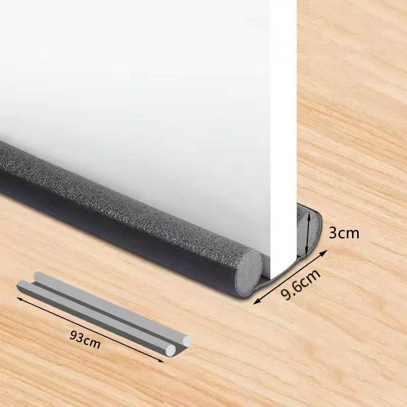 Obojstranná tesniaca lišta pod dvere – šedá