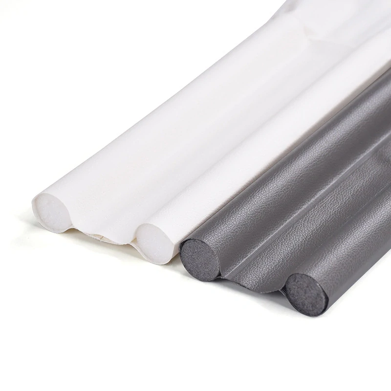 Obojstranná tesniaca lišta pod dvere, skladacia šedá