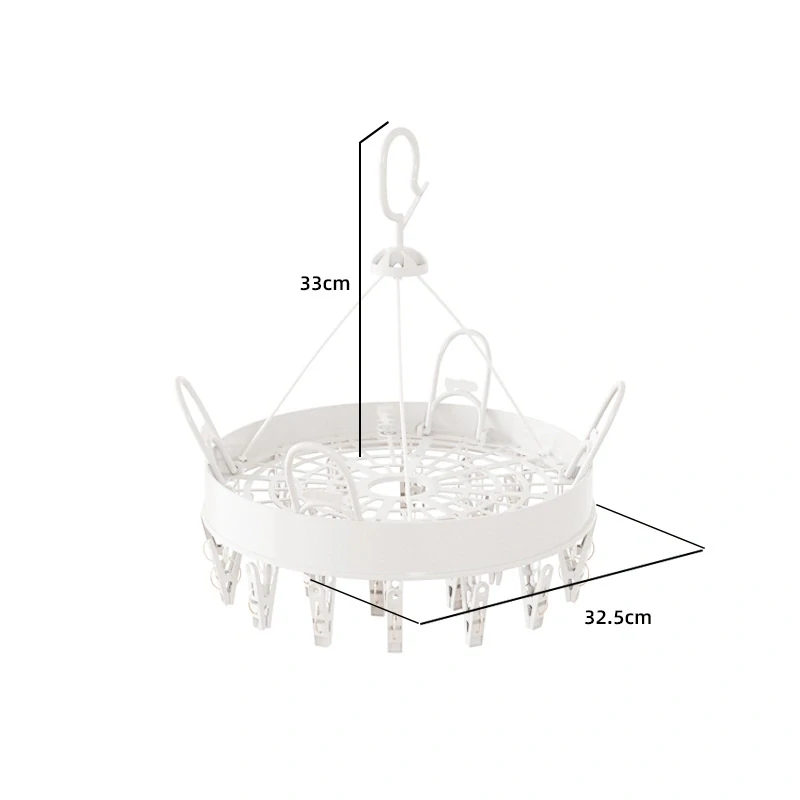 Sušiak na ponožky a spodnú bielizeň alebo topánky 24 kolíčkov
