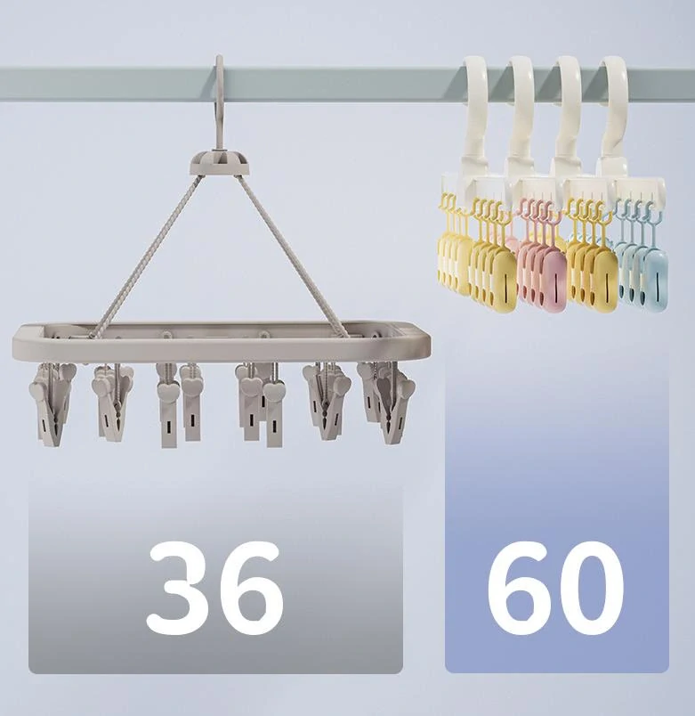 Vešiak na ponožky a spodnú bielizeň 8 klipov