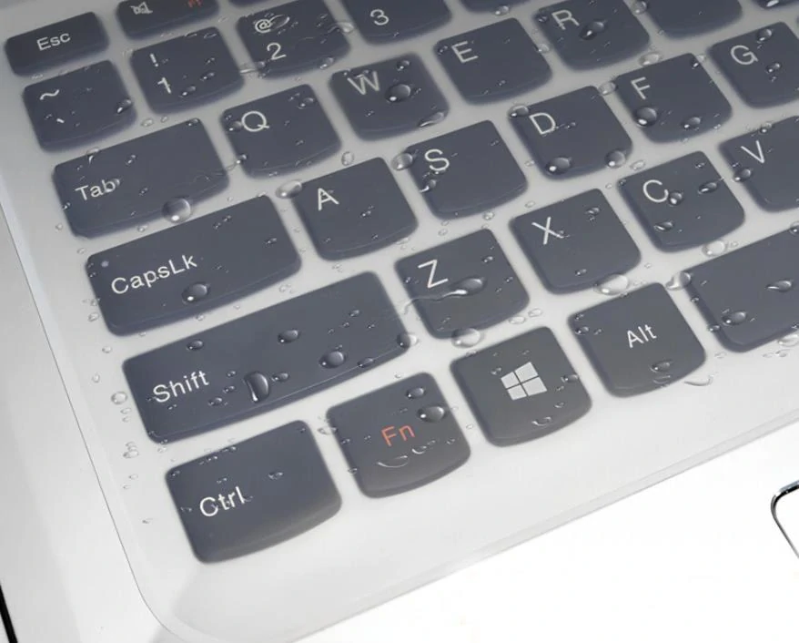 Silikónový ochranný kryt na klávesnici notebooku 368 x 132 mm