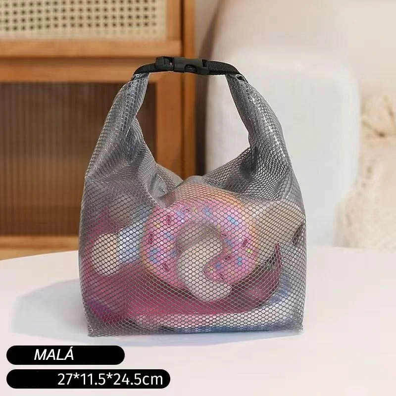 Vodeodolná plážová taška šedá menšia