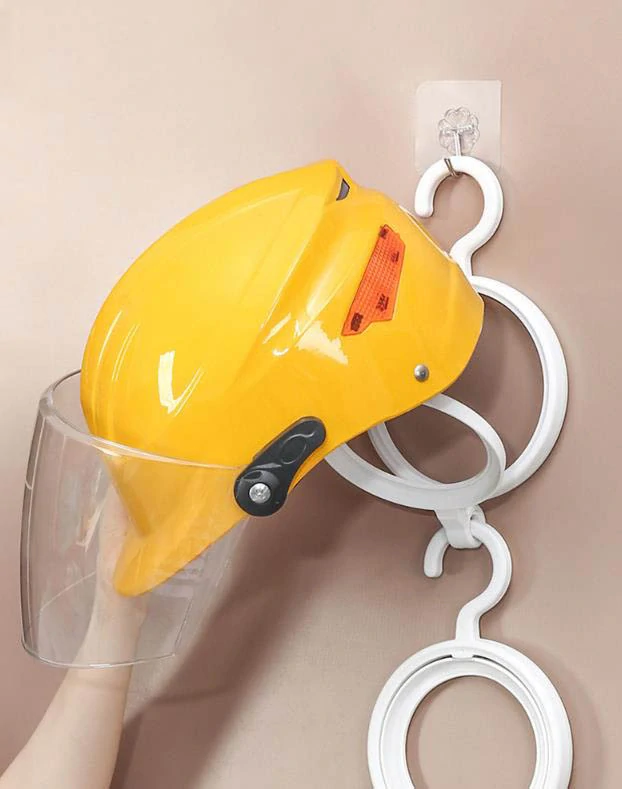 Vešiak na čiapky a šály - biely