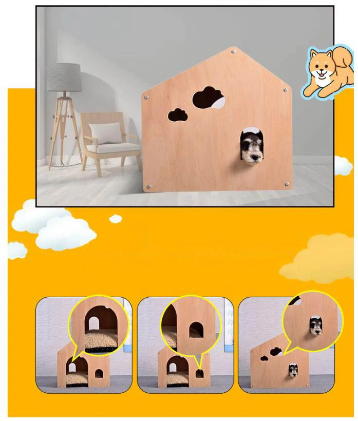 Domček pre mačky a malé psy zelený