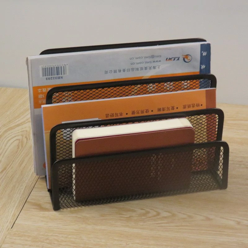 Drôtený stolný stojan na dokumenty a listy – 3 priehradky